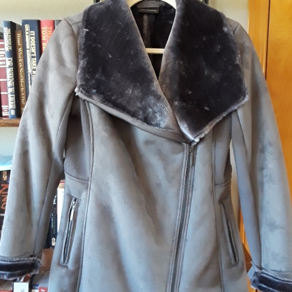 Weatherproof Jackets \u0026 Coats | Almost New, Weatherproof Faux Shearling Coat, M | Color: Gray | Size: M | Patti2003's Closet